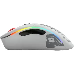 Glorious Mouse Gaming Model D- Wireless, Ultrausor 67g, Alb Mat
