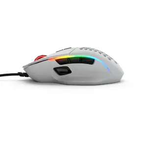 Glorious Mouse Gaming Model I, 19000 DPI, 69 grame, 7 butoane, Alb mat