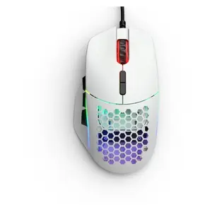 Glorious Mouse Gaming Model I, 19000 DPI, 69 grame, 7 butoane, Alb mat