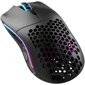 Glorious Mouse Gaming Model O- Wireless, 19000 DPI, 65 grame, 6 butoane, Negru mat