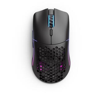Glorious Mouse Gaming Model O- Wireless, 19000 DPI, 65 grame, 6 butoane, Negru mat