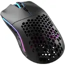 Mouse Gaming Model O- Wireless, 19000 DPI, 65 grame, 6 butoane, Negru mat