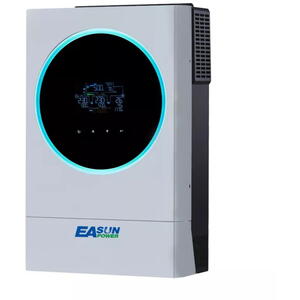 EASUN 5600W Invertor solar PV 6000W, 450Vdc, 120A, MPPT, 48V, 230V, Invertor cu undă sinusoidală pură 120A, Încărcător de baterii integrat, ISOLAR-SM-IV-5.6KW