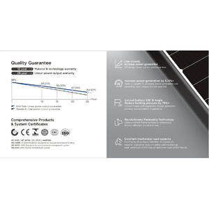 Panou fotovoltaic DAH Solar DHT-M60X10/FS-460W,  Monocristalin, Full screen, silver frame - PALET (33 buc)