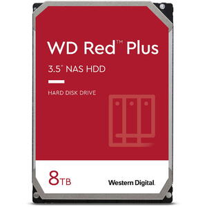 Western Digital Red Plus 8TB SATA 6Gb/s 3.5inch 128MB cache Internal HDD Bulk