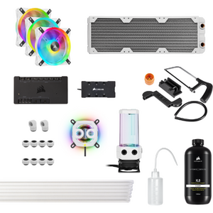 Corsair Hydro X Series iCUE HX305i RGB PRO White Custom Cooling KIT