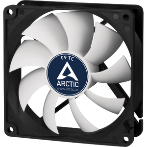 Ventilator ARCTIC F9 TC, negru/alb