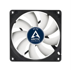 Ventilator ARCTIC F9 TC, negru/alb