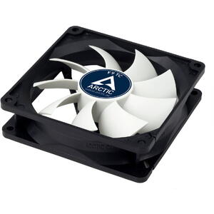 Ventilator ARCTIC F9 TC, negru/alb