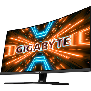 Monitor GIGABYTE M32UC Gaming, 31.5 inch, VA, UltraHD, 3840 x 2160, DisplayPort, HDMI, curbat 1500R, Boxe, KVM, 160 Hz, 1ms, Negru