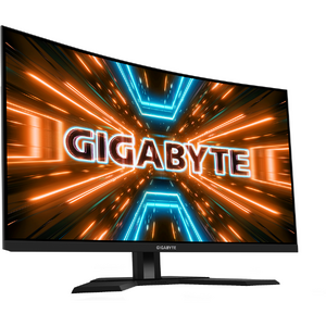 Monitor GIGABYTE M32UC Gaming, 31.5 inch, VA, UltraHD, 3840 x 2160, DisplayPort, HDMI, curbat 1500R, Boxe, KVM, 160 Hz, 1ms, Negru