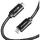 AXAGON Cablu de date BUCM432-CM10AB,  USB-C la USB-C USB4 Gen 3x2, 1 m, 5A, Negru