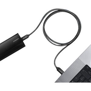 AXAGON Cablu de date BUCM432-CM10AB,  USB-C la USB-C USB4 Gen 3x2, 1 m, 5A, Negru