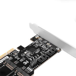 AXAGON Controller PCI-Express PCES-SA4M2, PCIE 2x SATA 6G + 2x SATA M.2