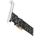 Controller PCI-Express PCES-SA4M2, PCIE 2x SATA 6G + 2x SATA M.2