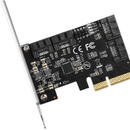 Controller PCI-Express PCES-SA4X4, PCIE 4x SATA 6G