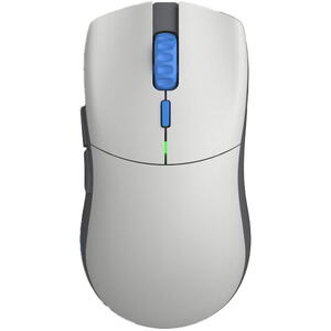 Glorious Mouse Gaming One PRO Wireless - Vidar - Forge, Ultrausor 50g, Alb Mat/ Albastru