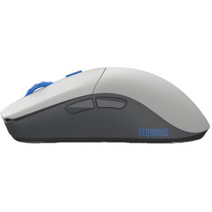 Glorious Mouse Gaming One PRO Wireless - Vidar - Forge, Ultrausor 50g, Alb Mat/ Albastru