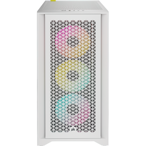 Carcasa Corsair iCUE 4000D RGB Airflow Mid-Tower, True White