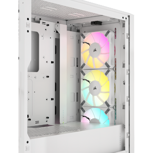 Carcasa Corsair iCUE 4000D RGB Airflow Mid-Tower, True White