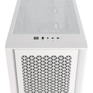 Carcasa Corsair iCUE 4000D RGB Airflow Mid-Tower, True White