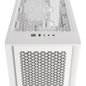 Carcasa Corsair iCUE 4000D RGB Airflow Mid-Tower, True White