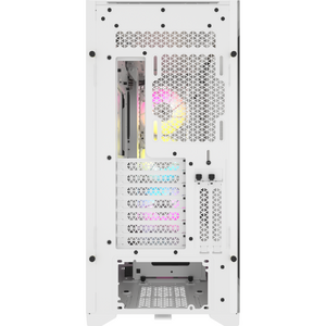 Carcasa Corsair iCUE 5000D RGB Airflow Tempered Glass, True White