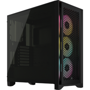 Carcasa Corsair iCUE 4000D RGB Airflow Mid-Tower, Black