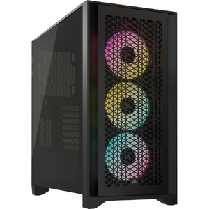 Carcasa Corsair iCUE 4000D RGB Airflow Mid-Tower, Black