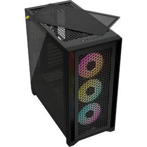 Carcasa Corsair iCUE 4000D RGB Airflow Mid-Tower, Black