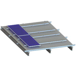 Sistem montaj panou solar Kinsend Picior L cu inaltime 80mm + surub 6.3x80 pentru grinda de otel