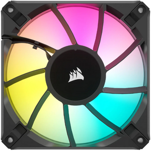 Ventilator Corsair AF120 Elite RGB, 120mm, Triple Pack, cu Lighting Node Core