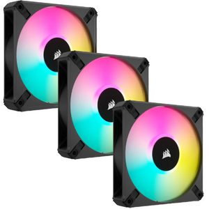 Ventilator Corsair AF120 Elite RGB, 120mm, Triple Pack, cu Lighting Node Core