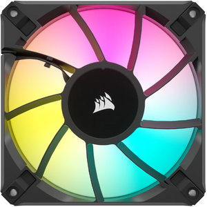 Ventilator Corsair AF140 Elite RGB, 140mm, Dual Pack, cu Lighting Node Core