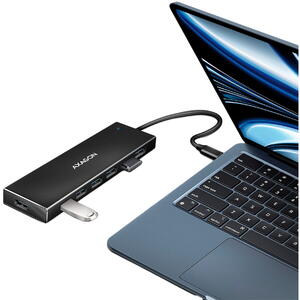 Hub AXAGON HUE-F7C, USB-Hub, 7x USB 3.2 Gen 1, Cablu de 30 cm USB-C