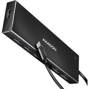 Hub AXAGON Hub USB HUE-F7C, USB-Hub, 7x USB 3.2 Gen 1, Cablu de 30 cm USB-C