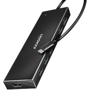 Hub AXAGON HUE-F7C, USB-Hub, 7x USB 3.2 Gen 1, Cablu de 30 cm USB-C