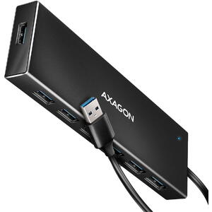 Hub AXAGON HUE-F7A, USB-Hub, 7x USB 3.2 Gen 1, alimentare separata - Cablu de 1m