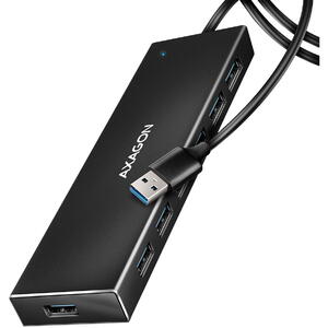 Hub AXAGON HUE-F7A, USB-Hub, 7x USB 3.2 Gen 1, alimentare separata - Cablu de 1m