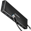 Hub USB HUE-F7A, USB-Hub, 7x USB 3.2 Gen 1, alimentare separata - Cablu de 1m