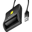 Cititor de carduri Smart Card FlatReader CRE-SM3SD, USB-A, Cititor carduri, SD/microSD/SIM