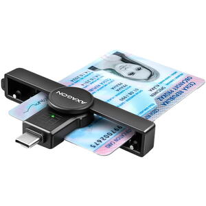 AXAGON CRE-SMP1C, USB-C, Cititor de card, Smart Card PocketReader