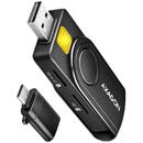 Cititor carduri CRE-SMP2A, USB Smart Card & SD/microSD/SIM Card PocketReader