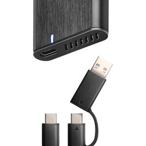 AXAGON Rack extern EEM2-SB2, USB-C 3.2, M.2 SSD, Negru