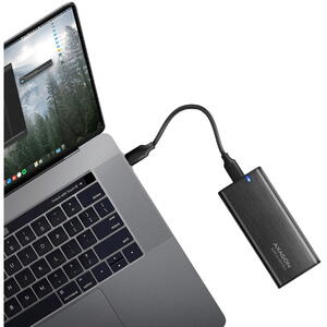 AXAGON Rack extern EEM2-SB2, USB-C 3.2, M.2 SSD, Negru