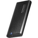 Rack extern EEM2-SB2, USB-C 3.2, M.2 SSD, Negru