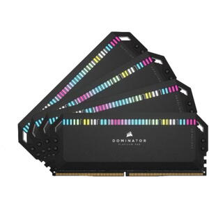 Corsair DOMINATOR PLATINUM RGB DDR5 64GB  (4x16GB) DDR5 6600 (PC5-52800) C32 1.4V Intel  XMP - Negru
