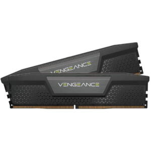 Corsair Memorie DDR5, 64GB, KIT 2x32GB, 6400MT/s, C32, 1.4V, XMP, Negru, VENGEANCE