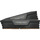 Memorie DDR5, 64GB, KIT 2x32GB, 6400MT/s, C32, 1.4V, XMP, Negru, VENGEANCE