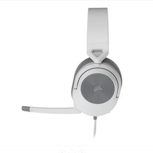 Corsair Casti Gaming, HS55 WIRELESS, Bluetooth, Dolby Audio 7.1, Alb